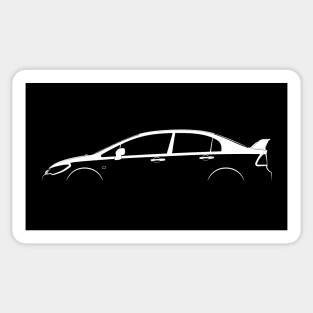 Honda Civic Type-R Sedan (FD) Silhouette Sticker